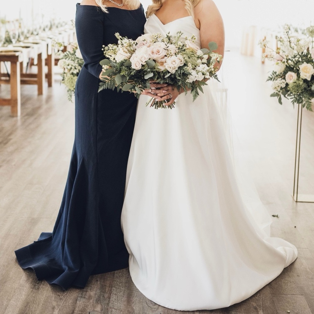Jovani-
navy formal dress, wore for my daughter’s wedding